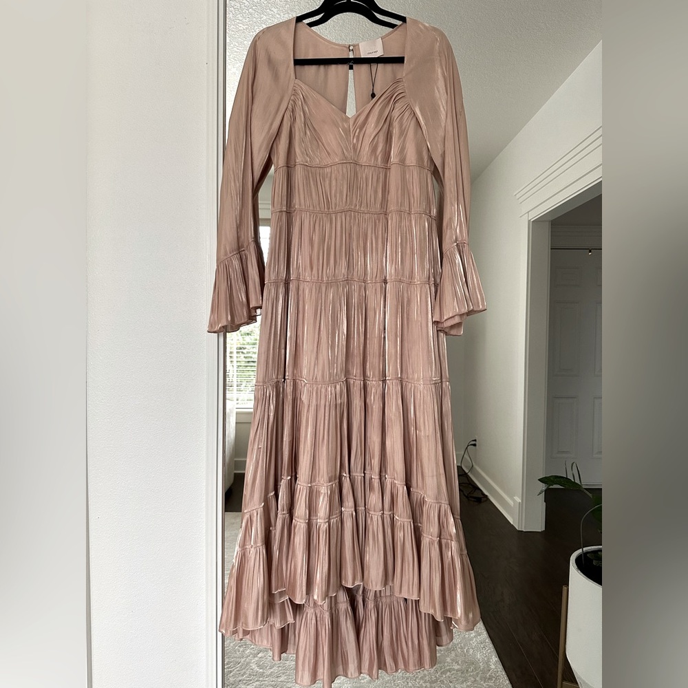 Cinq a sept blush dress